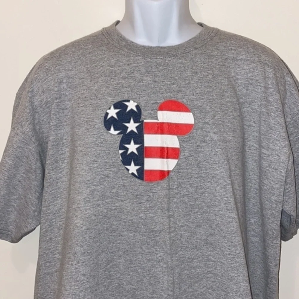 Unisex Disney World Patriotic Mickey Mouse Tee